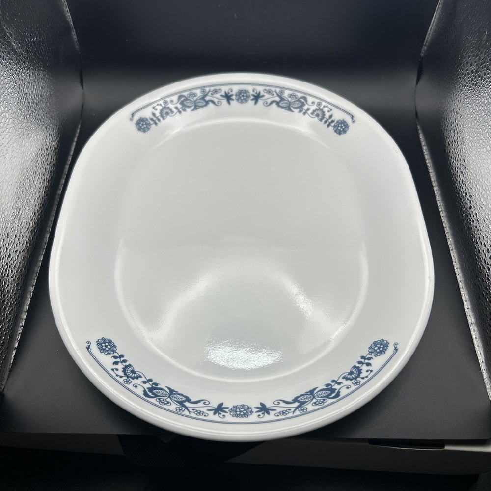 Vtg Corelle SERVING PLATTER Old Town Blue, 10"x 12.25 OVAL Oblong Plate